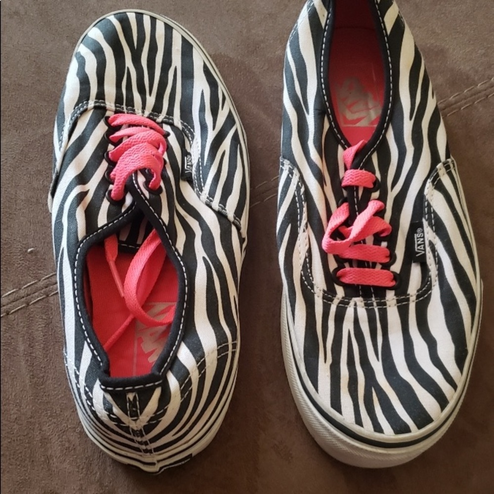 Zebra print vans